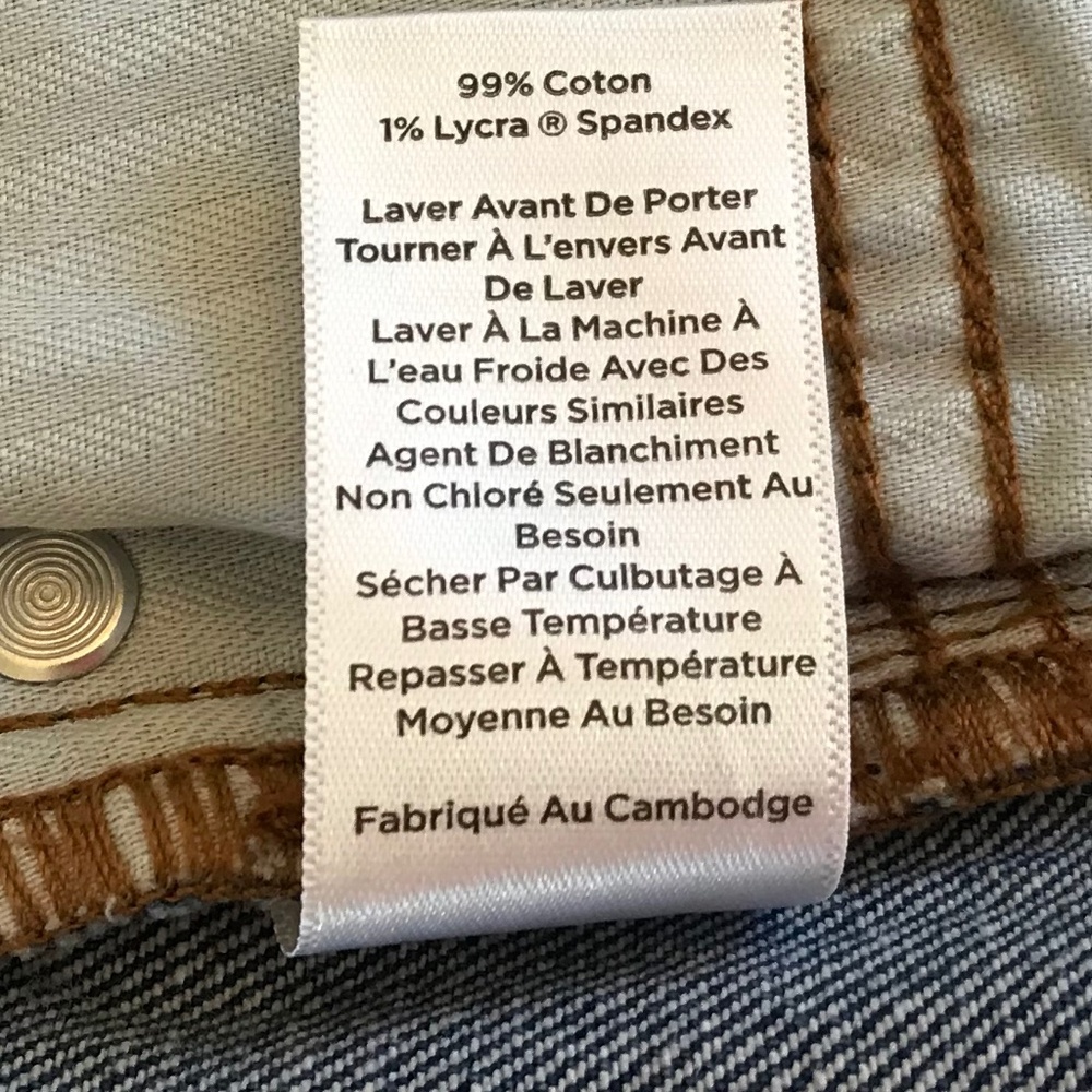 TALBOTS WIDE LEG CROP JEANS - HOFFMAN WASH - Picture 10 of 16